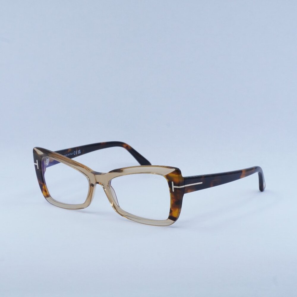 Tom Ford Tortoise Shell Rectangular Sunglasses - Brown/Beige